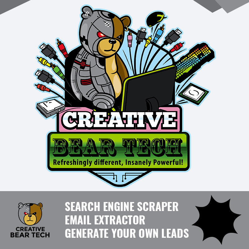 Email Extractor and Search Engine Scraper By Creative Bear Tech